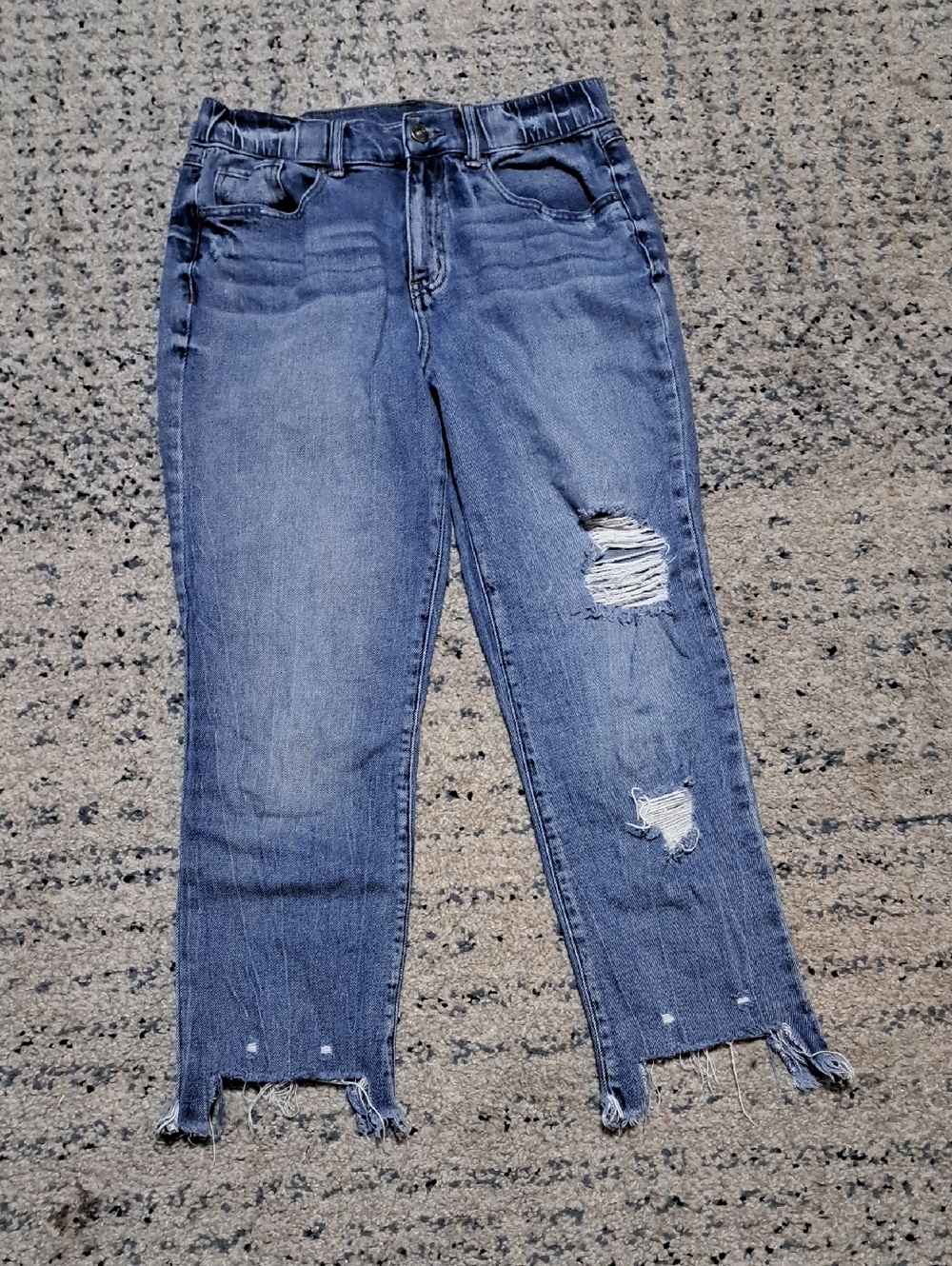 Rewash Distressed Blue Boyfriend Jeans